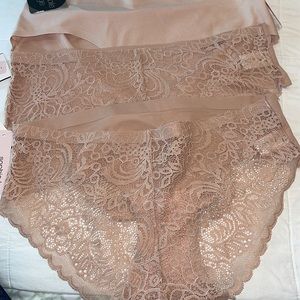 3 Sophie b Lace Bikini Pink Panties S
